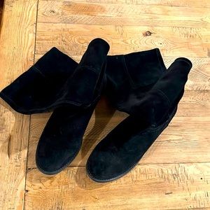 Sole Society Black Suede Boots